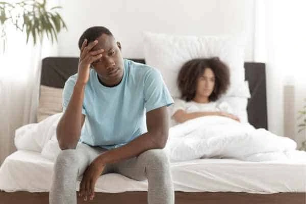 Man upset about ED symptoms Farnborough