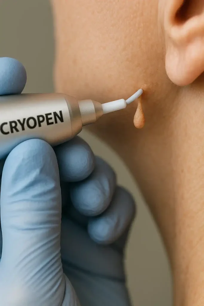 Cryopen for skin tags removal Farnborough speak to our team today!