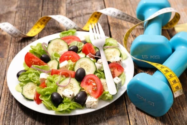 Example of good diet and exercise Farnborough