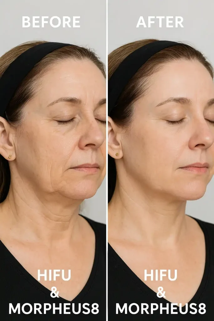 HIFU & Morpheus8 treatment results Farnborough - book in today!