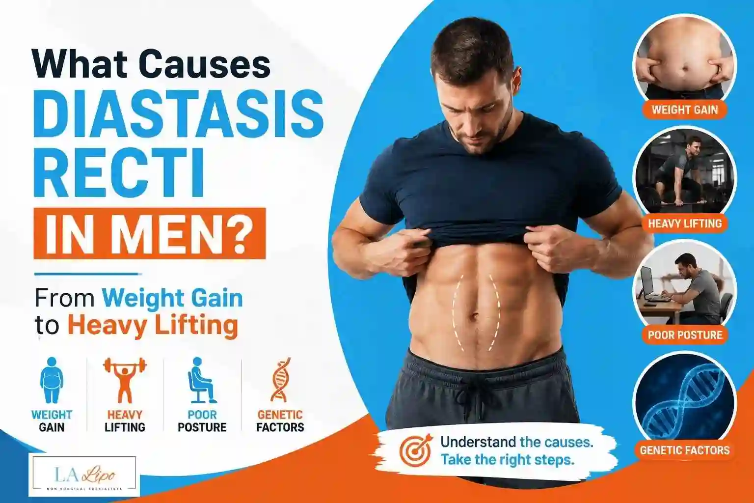 What Causes Diastasis Recti in Men? From Weight Gain to Heavy Lifting Farnborough
